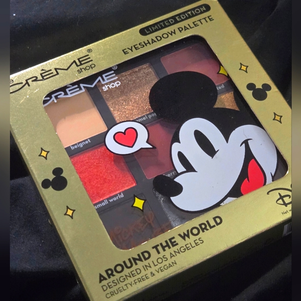 NWT The Creme Shop Mickey Mouse Eyeshadow Pallete